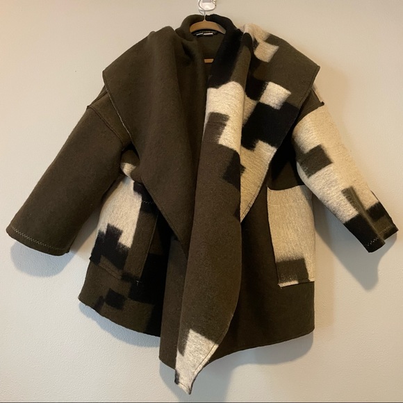 Flourish Handmade Goods Jackets & Blazers - Flourish Handmade Goods Felted Boiled 100% Wool Coat Jacket Etsy